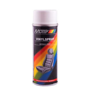 Емаль біла аерозольна для фарбування шкіри  Motip Leather Paint  White 400 мл