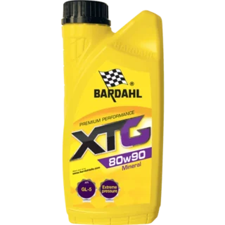 Трансмісійна олива Bardahl XTG 80W90 1л для високонавантажених мостів та гіпоїдних передач