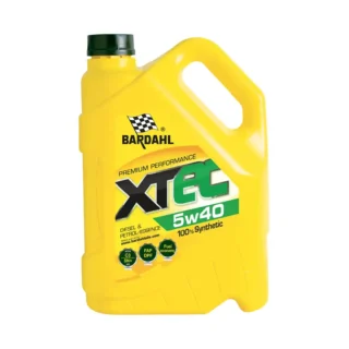 Синтетична олива Bardahl XTEC 5W40 4- 5л (36302/36303) — для двигунів з великим об'ємом картера та DPF