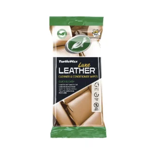 Turtle Wax Luxe Leather Wipes — серветки для очищення та догляду за шкірою салону